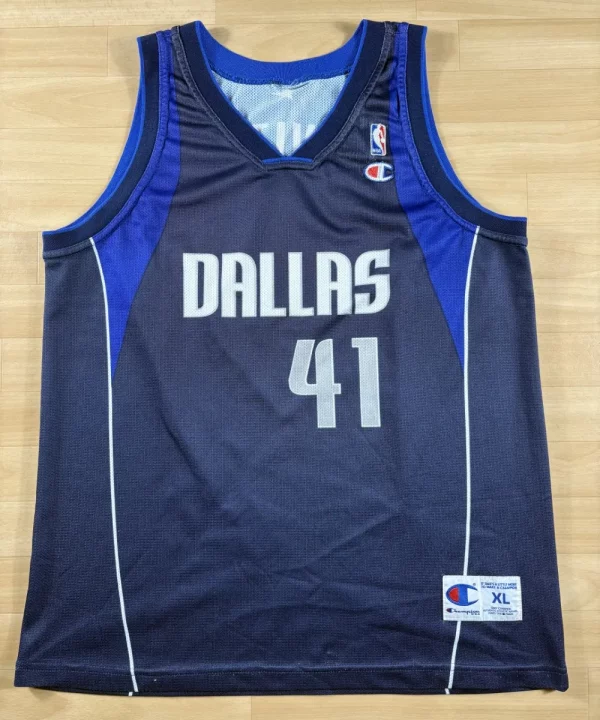 Dirk Nowitzki #41 - Dallas Mavericks | 2001-2010 | Extérieur (XL)