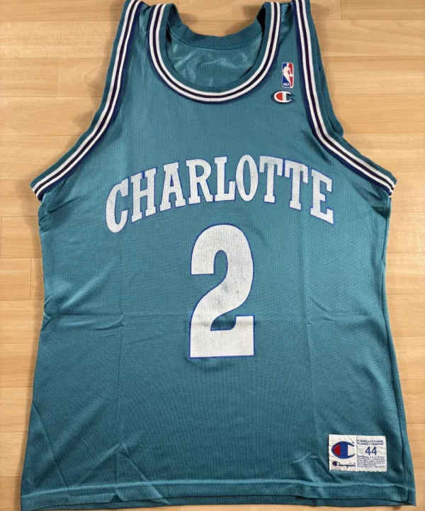 Larry Johnson #2 - Charlotte Hornets | 1991-1995 | Extérieur (M)