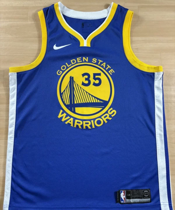 Kevin Durant #35 - Golden State Warriors | 2017-2020 | Extérieur (L)