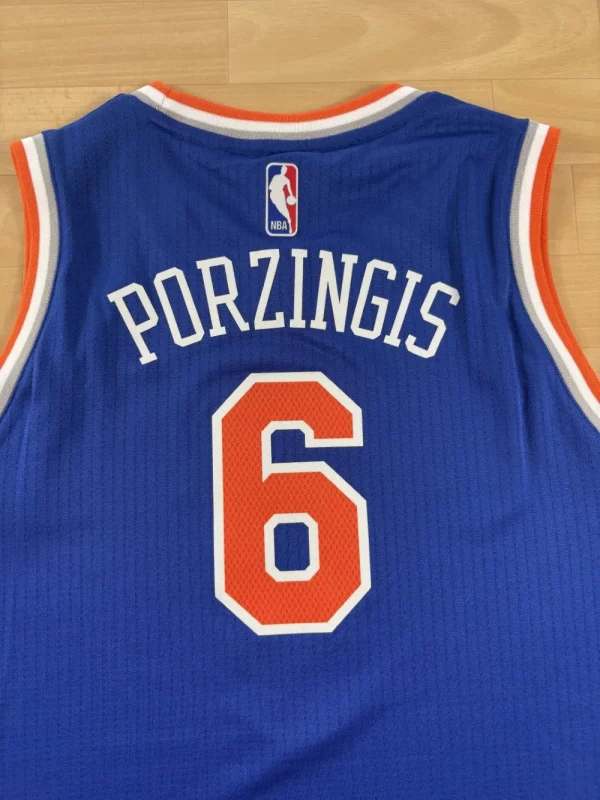 Kristaps Porzingis #6 - New York Knicks | 2015-2017 | Extérieur (XL) – Image 7