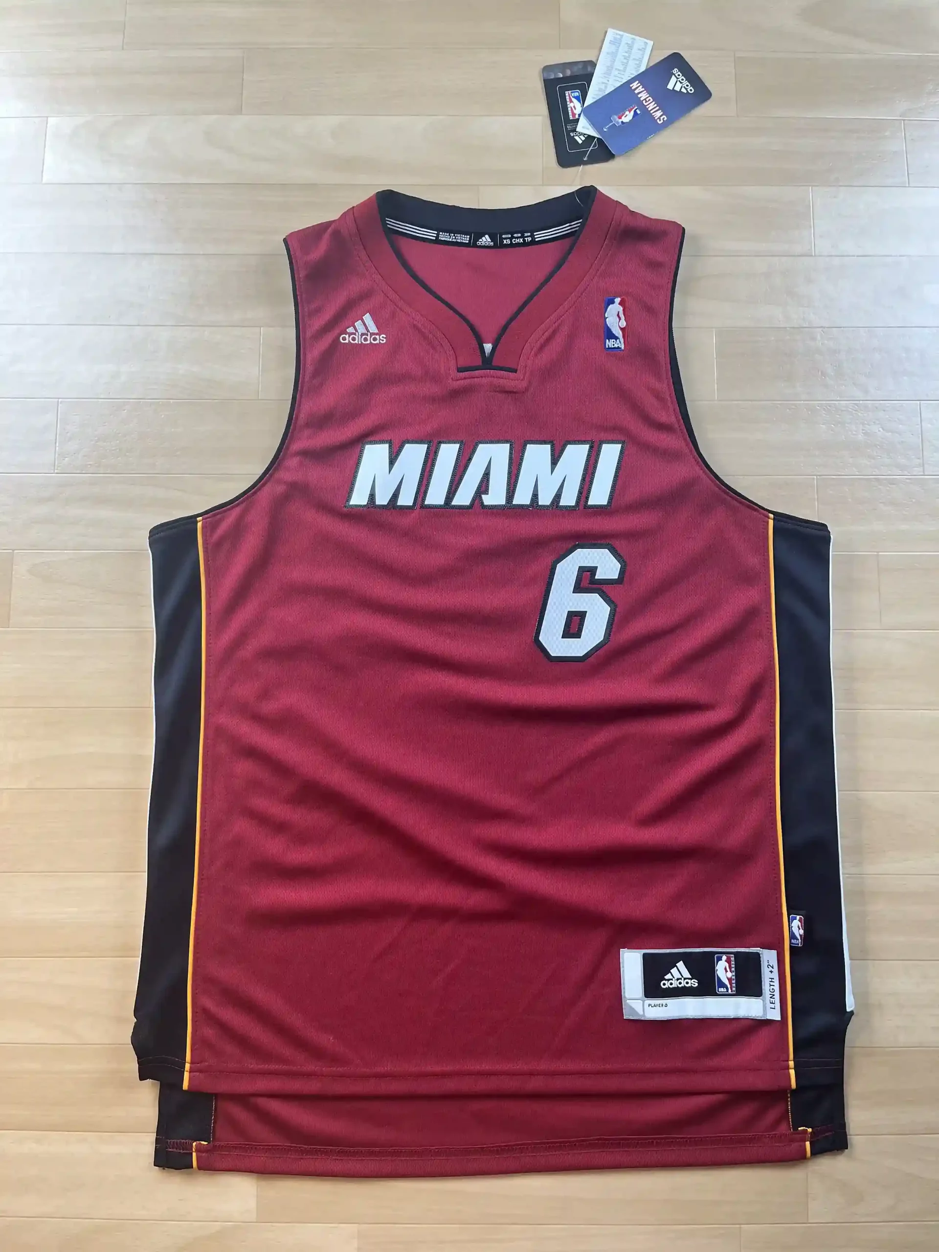 Maillot NBA LeBron James #23 - Miami Heat | 2012-2013 | Extérieur (XS)