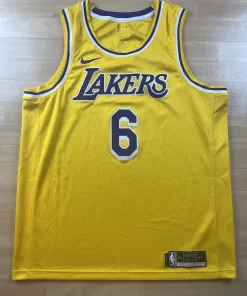 Maillot NBA LeBron James Los Angeles Lakers 2021-2022 authentique face avant