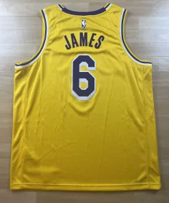 Maillot NBA LeBron James Los Angeles Lakers 2021-2022 dos nom et numéro
