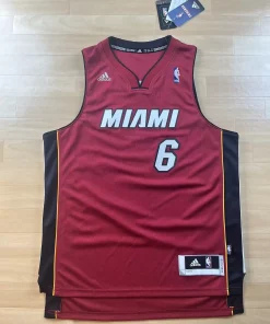 Maillot NBA LeBron James Miami Heat 2012-2013 authentique face avant