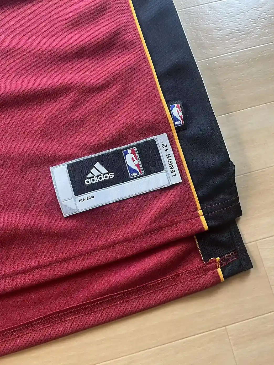 Jocktag authentique bas de Maillot NBA LeBron James Miami Heat 2012-2013
