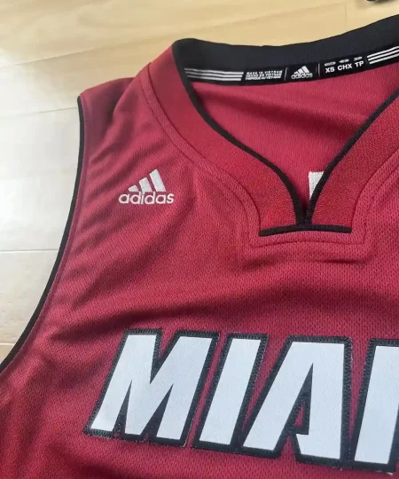 Logos Adidas Maillot NBA LeBron James Miami Heat 2012-2013