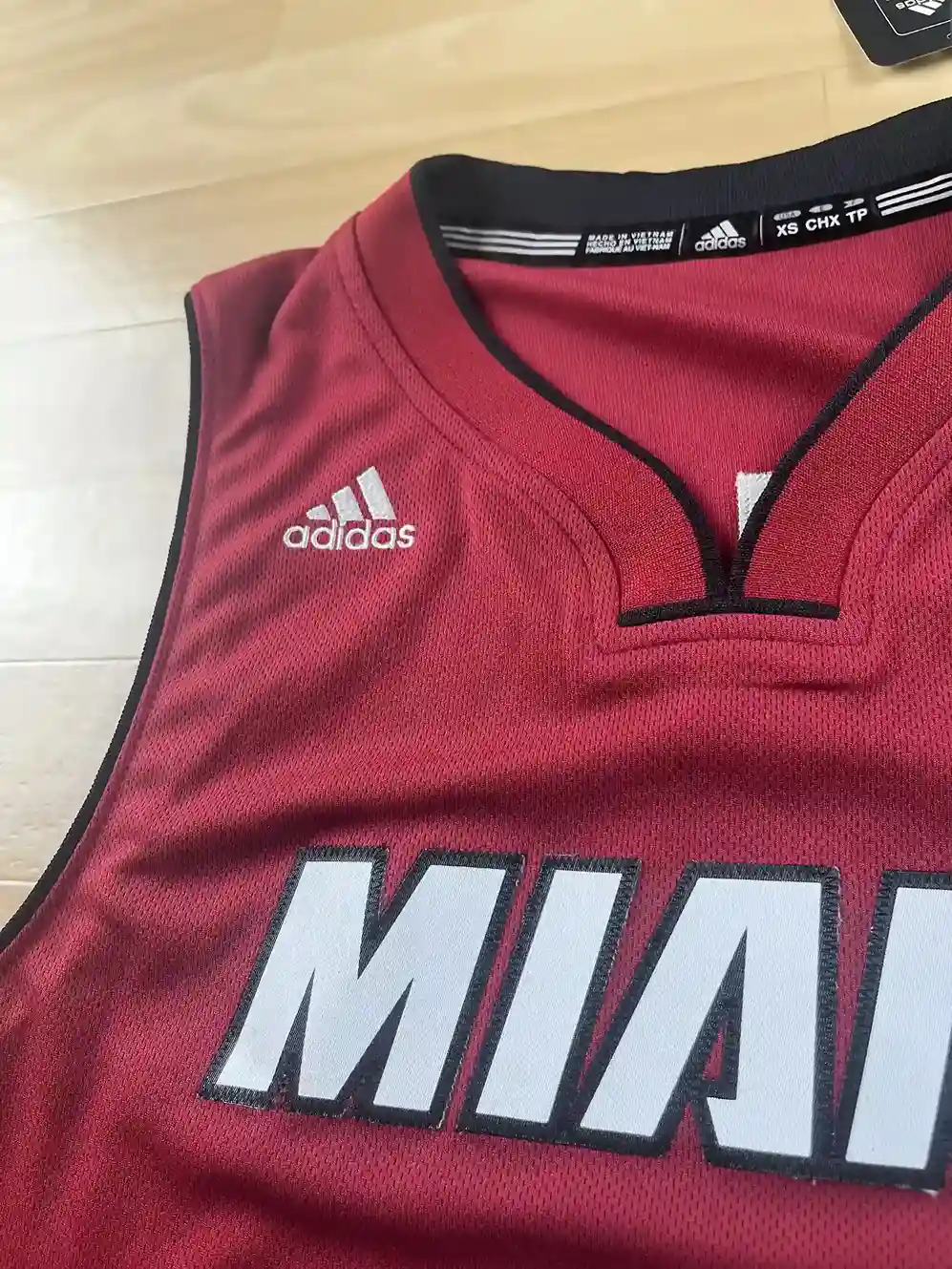 Logos Adidas Maillot NBA LeBron James Miami Heat 2012-2013