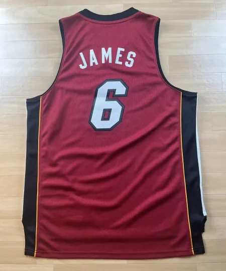 Maillot NBA LeBron James Miami Heat 2012-2013 dos nom et numéro