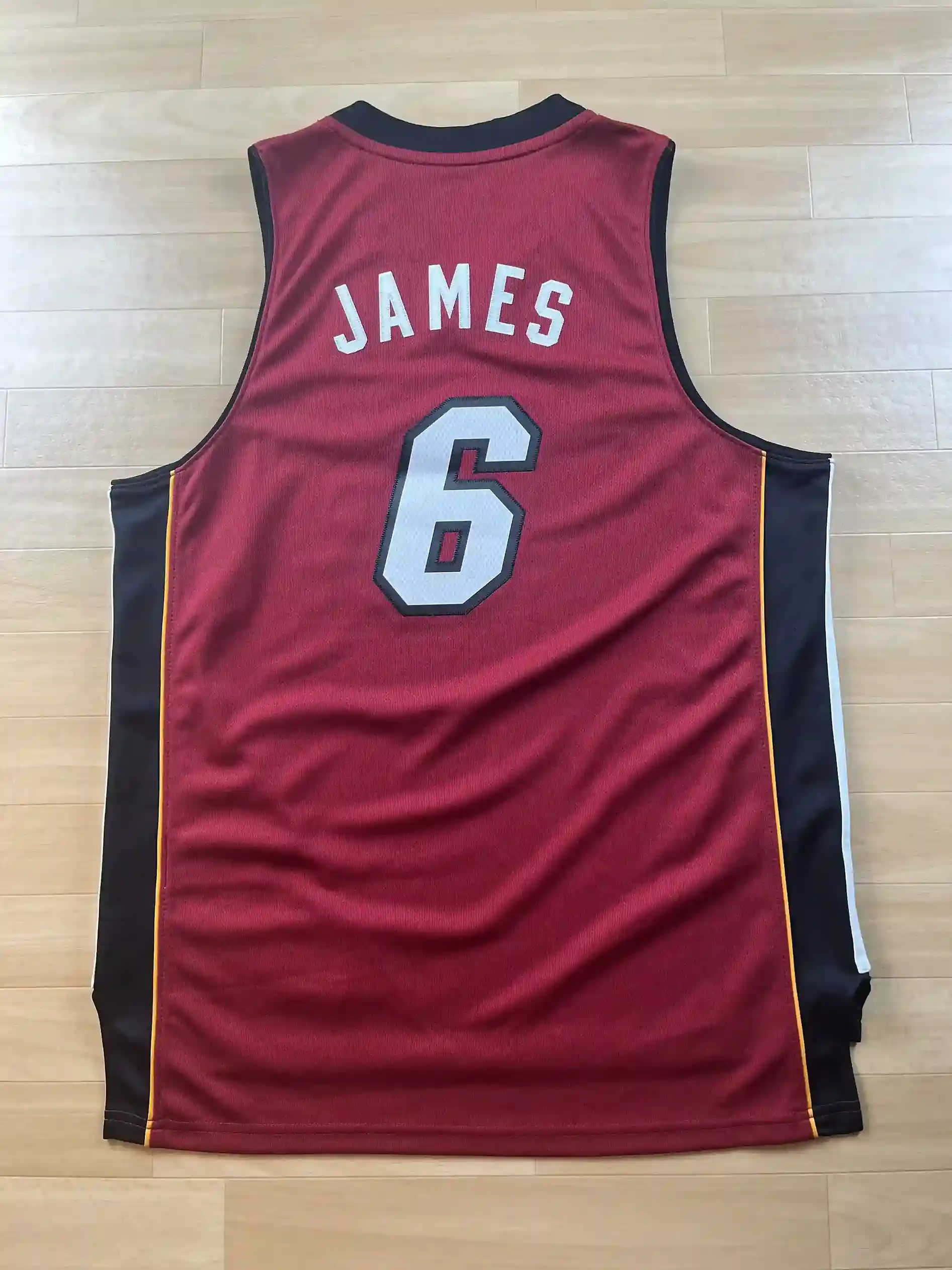 Maillot NBA LeBron James Miami Heat 2012-2013 dos nom et numéro