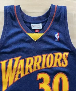 Zoom avant Maillot NBA Stephen Curry Golden State Warriors 2009-2010