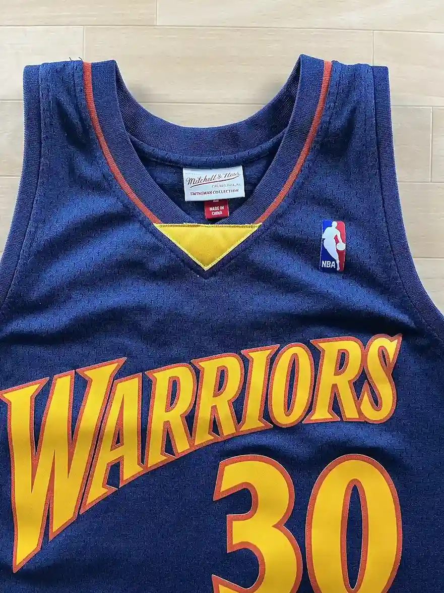 Zoom avant Maillot NBA Stephen Curry Golden State Warriors 2009-2010