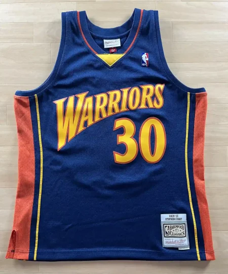Maillot NBA Stephen Curry Golden State Warriors 2009-2010 authentique face avant