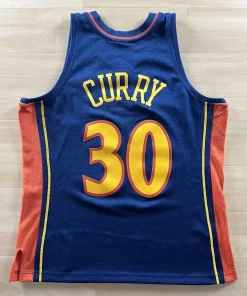 Maillot NBA Stephen Curry Golden State Warriors 2009-2010 dos nom et numéro
