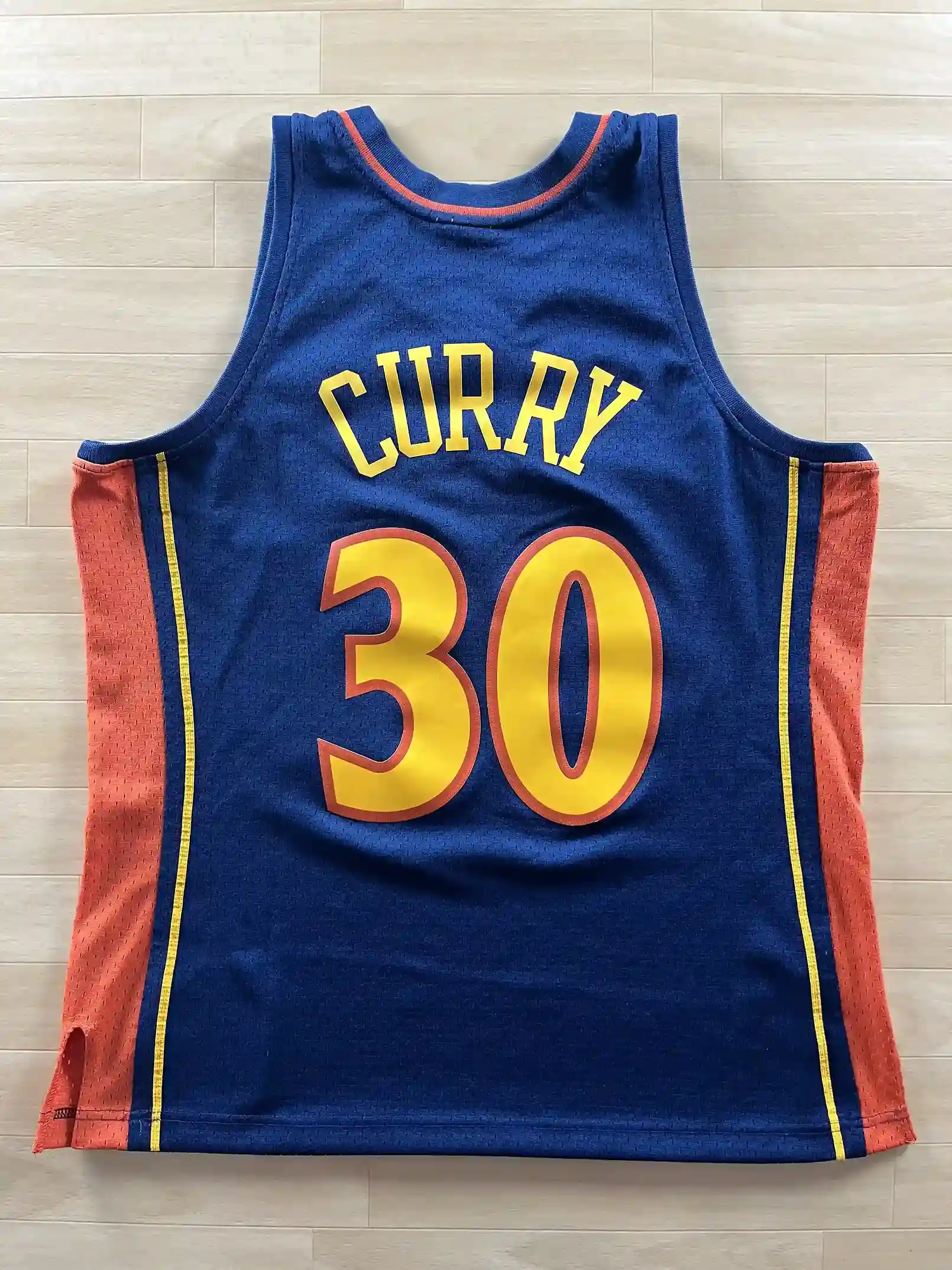 Maillot NBA Stephen Curry Golden State Warriors 2009-2010 dos nom et numéro