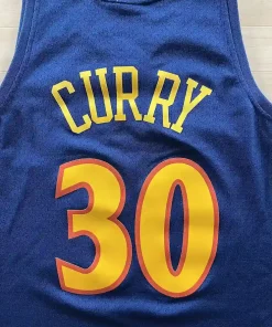 Zoom arrière Maillot NBA Stephen Curry Golden State Warriors 2009-2010