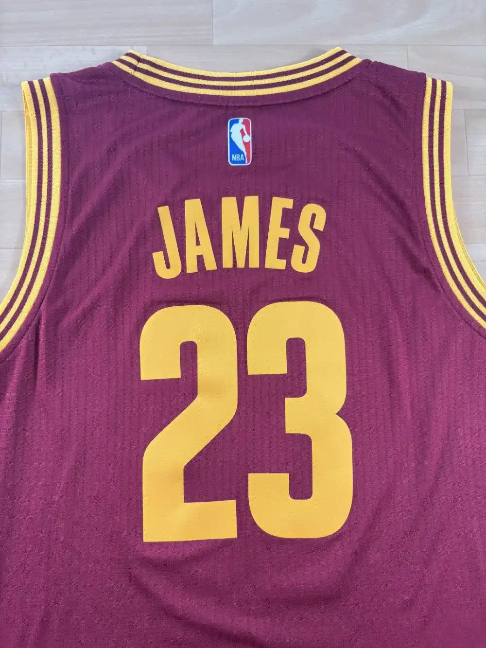 Zoom arrière Maillot NBA LeBron James Cleveland Cavaliers 2014-2017