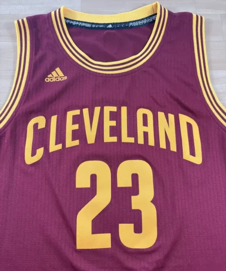 Zoom arrière Maillot NBA LeBron James Cleveland Cavaliers 2014-2017