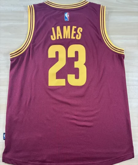 Maillot NBA LeBron James Cleveland Cavaliers 2014-2017 dos nom et numéro