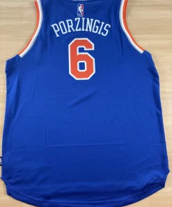 Maillot NBA Kristaps Porzingis New York Knicks 2015-2017 dos nom et numéro
