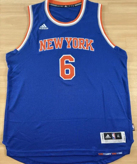 Maillot NBA Kristaps Porzingis New York Knicks 2015-2017 authentique face avant