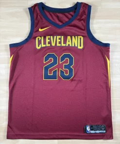 Maillot NBA LeBron James Cleveland Cavaliers 2017-2018 authentique face avant