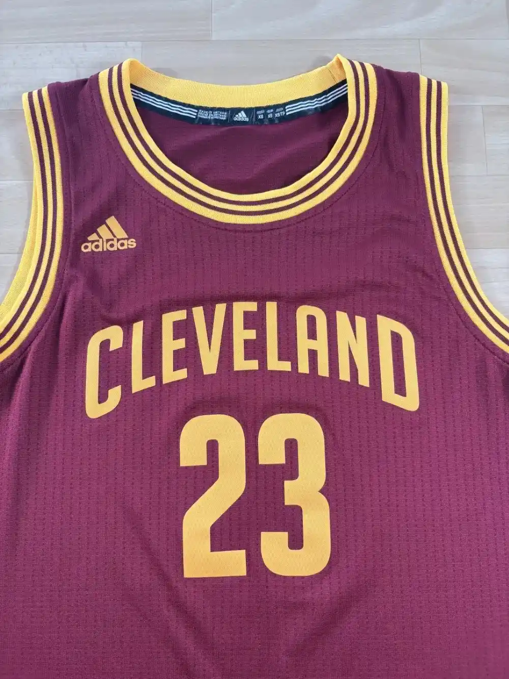 Zoom avant Maillot NBA LeBron James Cleveland Cavaliers 2014-2017