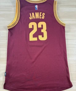 Maillot NBA LeBron James Cleveland Cavaliers 2014-2017 dos nom et numéro