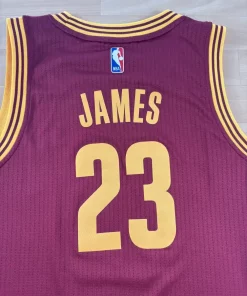 Zoom arrière Maillot NBA LeBron James Cleveland Cavaliers 2014-2017