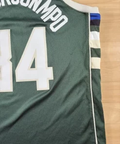 Accroc Maillot NBA Giannis Antetokounmpo Milwaukee Bucks 2017-2025