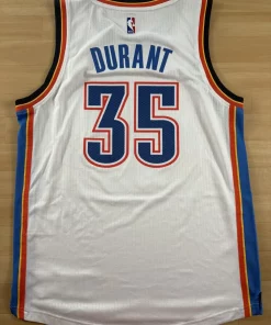 Maillot NBA Kevin Durant Oklahoma City Thunder 2014-2016 dos nom et numéro