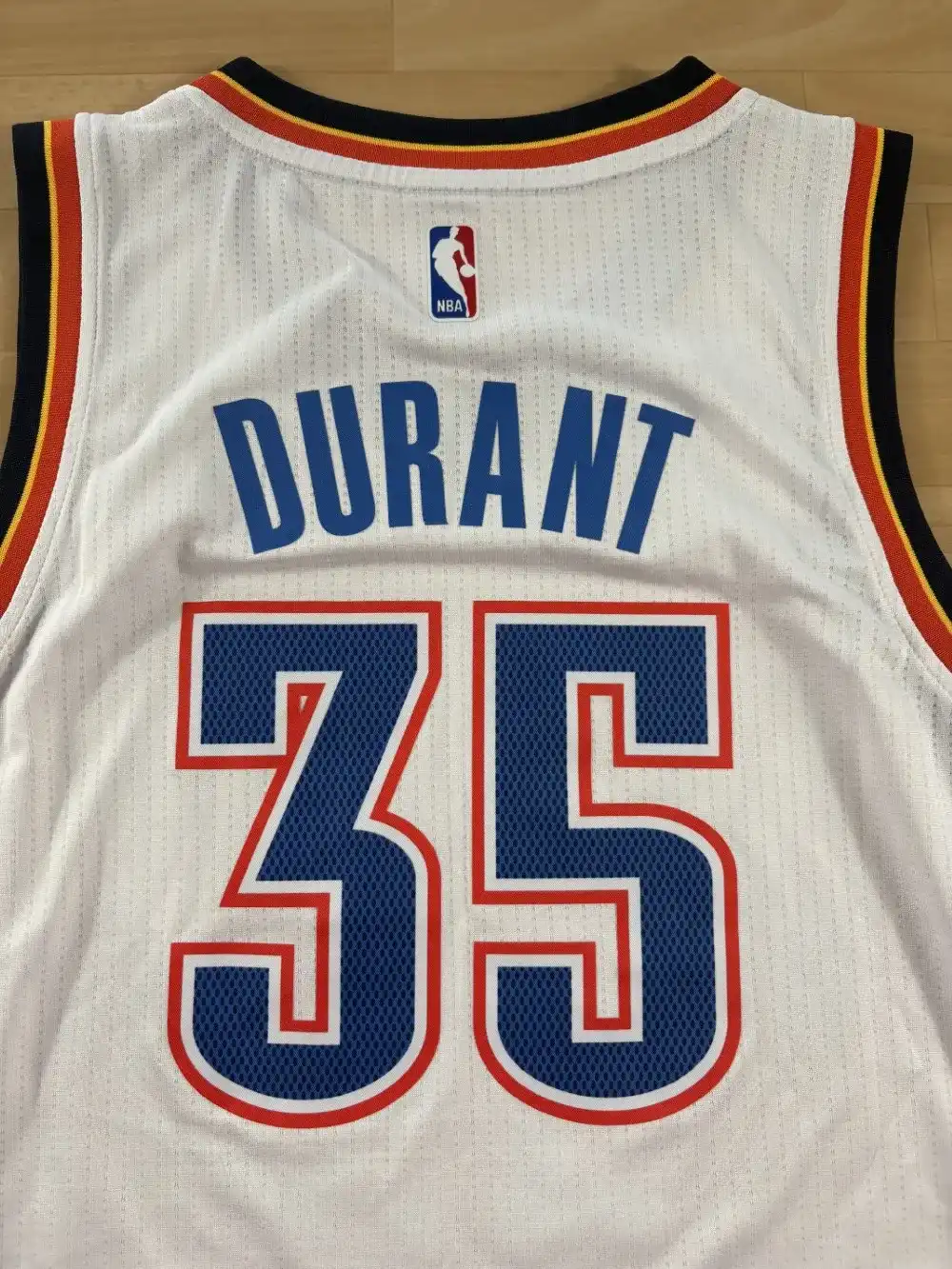 Zoom arrière Maillot NBA Kevin Durant Oklahoma City Thunder 2014-2016
