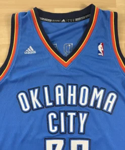 Zoom avant Maillot NBA Kevin Durant Oklahoma City Thunder 2010-2014