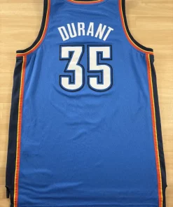 Maillot NBA Kevin Durant Oklahoma City Thunder 2010-2014 dos nom et numéro