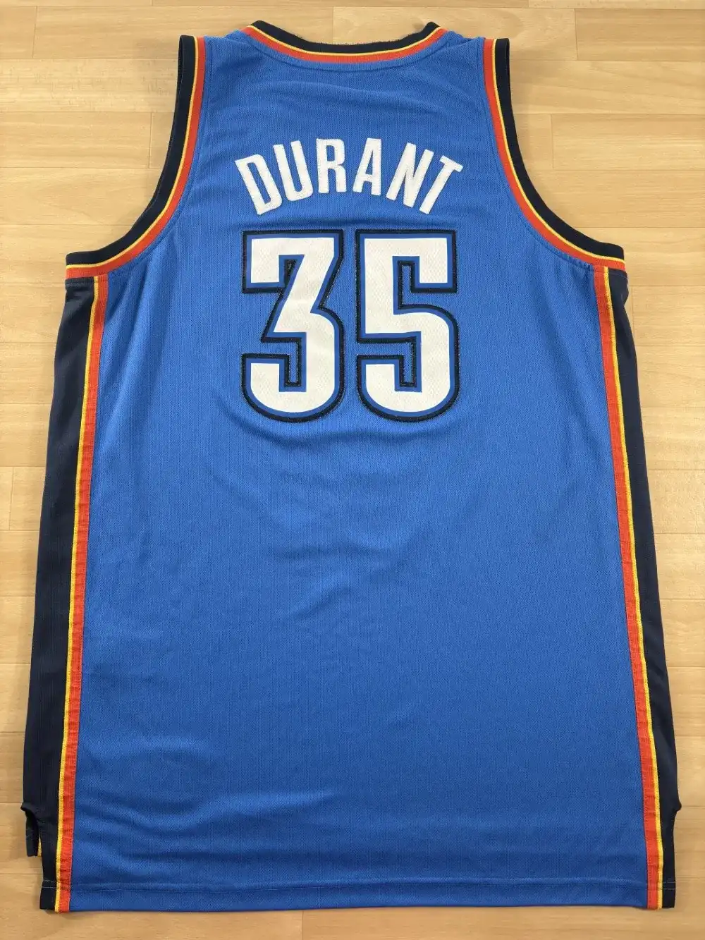Maillot NBA Kevin Durant Oklahoma City Thunder 2010-2014 dos nom et numéro