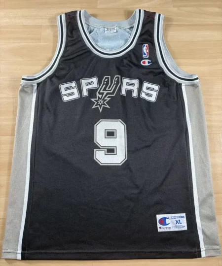 Maillot NBA Tony Parker San Antonio Spurs 2003-2007 authentique face avant