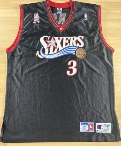 Maillot NBA Allen Iverson Philadelphie 76ers 2001-2002 authentique face avant