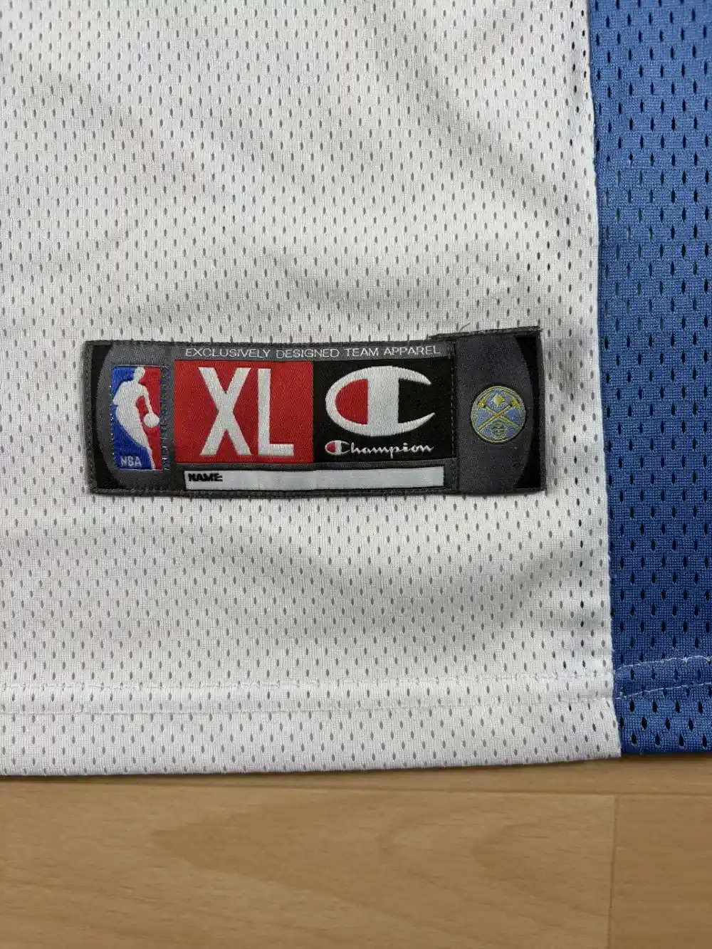 Jocktag authentique bas de Maillot NBA Allen Iverson Denver Nuggets 2007-2009