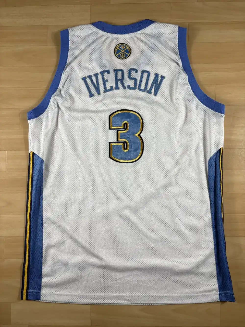 Maillot NBA Allen Iverson Denver Nuggets 2007-2009 dos nom et numéro