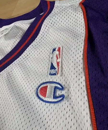 Logos brodés et détails marque Maillot NBA Boris Diaw Phœnix Suns 2007-2009