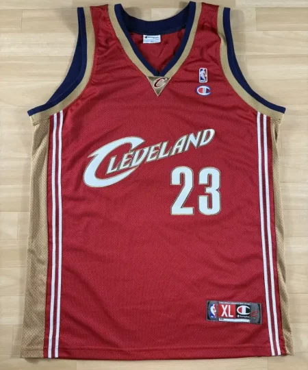 Maillot NBA LeBron James Cleveland Cavaliers 2007-2010 authentique face avant