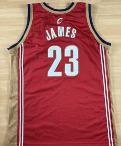 Maillot NBA LeBron James Cleveland Cavaliers 2007-2010 dos nom et numéro