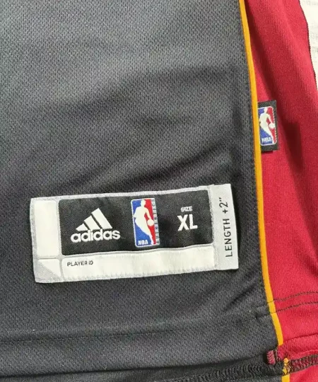 Jocktag authentique bas de Maillot NBA LeBron James Cleveland Cavaliers 2007-2010