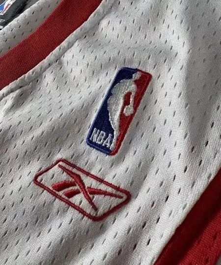 Logos brodés et détails marque Maillot NBA Tracy McGrady Houston Rockets 2004-2006