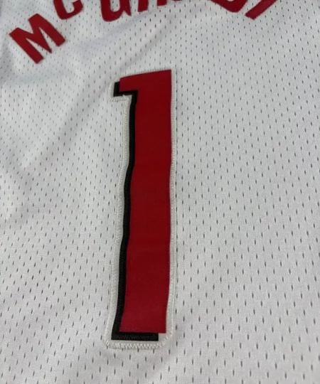 Détail état et défaut occasion Maillot NBA Tracy McGrady Houston Rockets 2004-2006