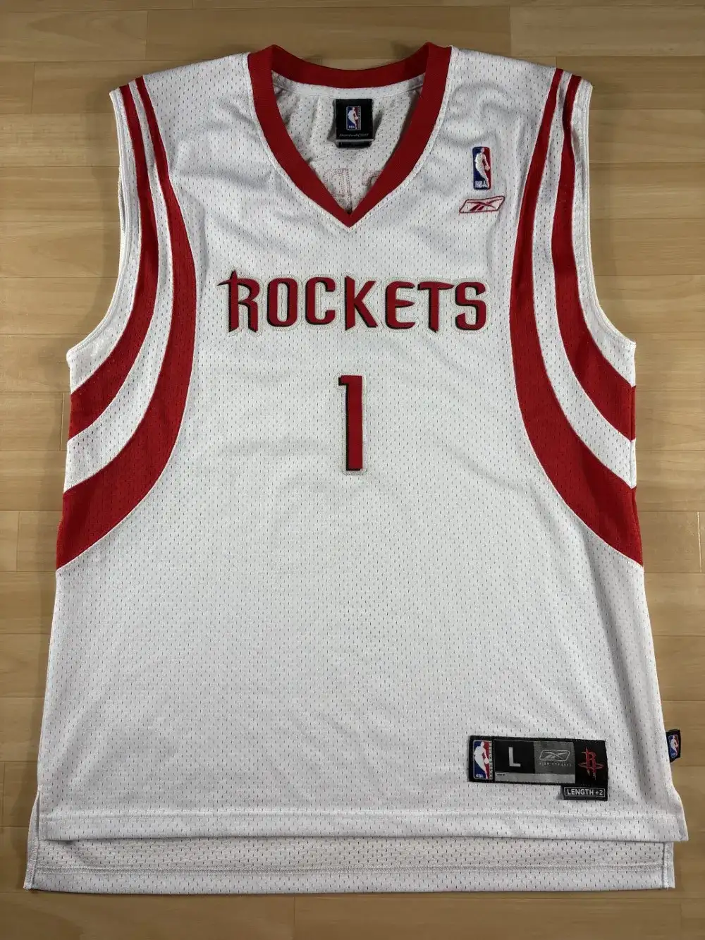 Maillot NBA Tracy McGrady Houston Rockets 2004-2006 authentique face avant