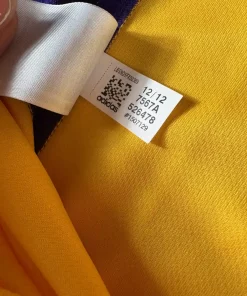 Étiquettes d'origine et instruction de lavage Maillot NBA Dwight Howard Los Angeles Lakers 2012-2013