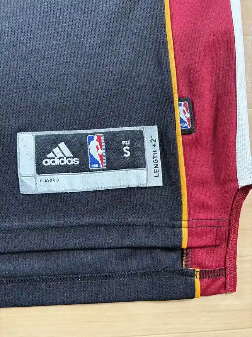 Jocktag authentique bas de Maillot NBA LeBron James Miami Heat 2010-2014