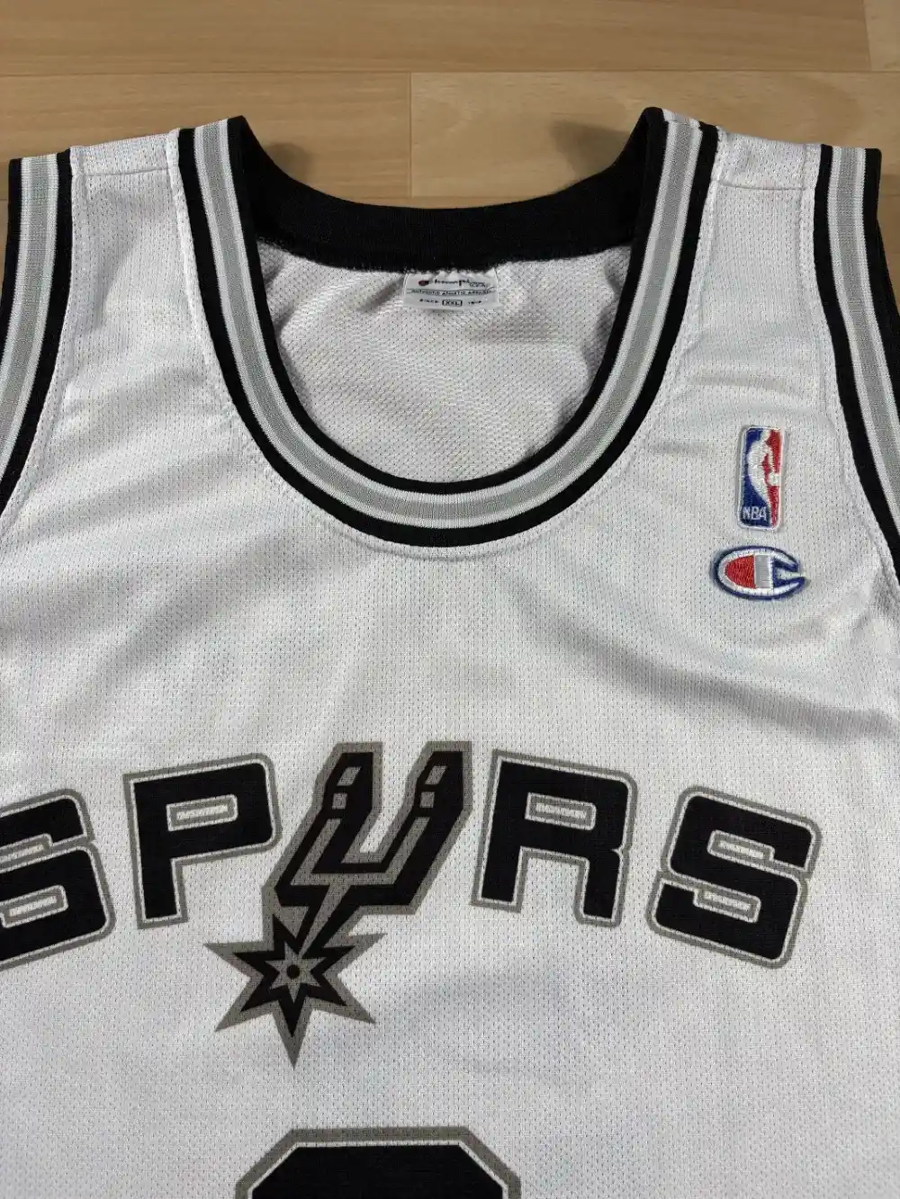Zoom avant Maillot NBA Tony Parker San Antonio Spurs 2003-2007