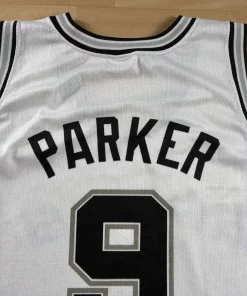 Zoom arrière Maillot NBA Tony Parker San Antonio Spurs 2003-2007