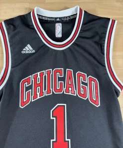 Zoom avant Maillot NBA Derrick Rose Chicago Bulls 2010-2014